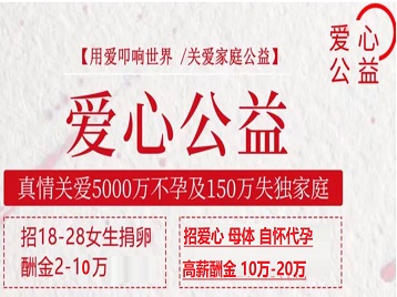 三都捐卵助孕生子 爱心志愿者招募